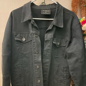 WT02 Black Denim Jacket